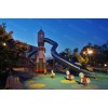 德凯游乐户外大型不锈钢组合滑梯定制儿童公园非标游乐设备厂家