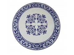 景德镇手绘陶瓷客厅瓷板画礼品瓷板定制LOGO贴花玄关工艺壁画图3