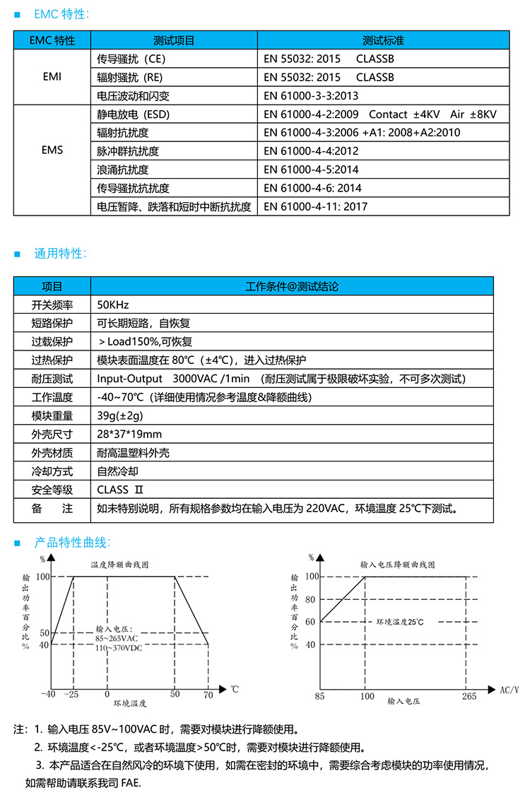 7W特性