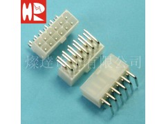 灿达HR5557间距4.25mm单双排公母线对线连接器图2