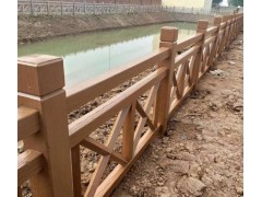 泰安水浒建材水泥仿木栏杆水泥仿木花箱仿木栏杆护栏图3