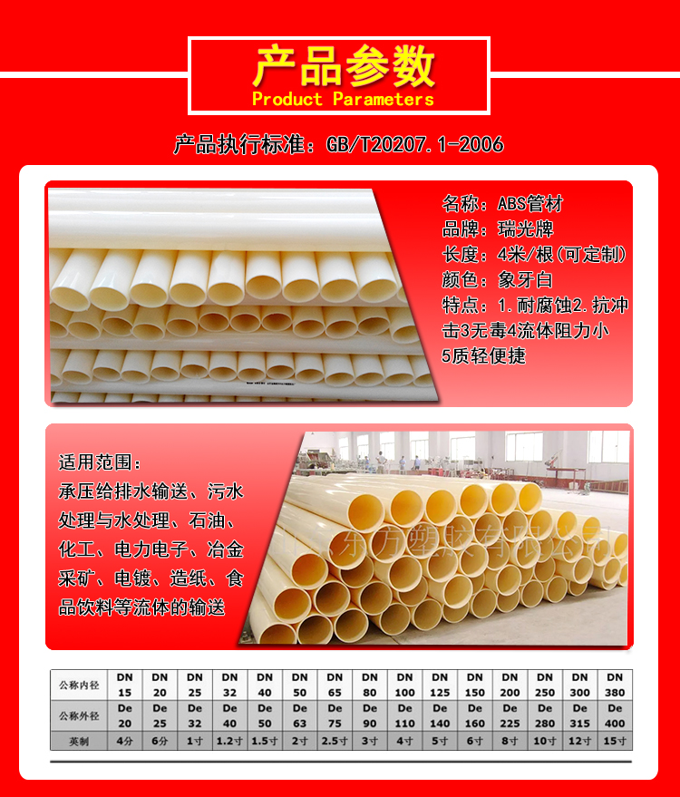 abs产品参数-1