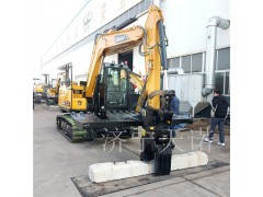 枕木更换机轨道铁路挖掘机换枕夹具天诺改装图2