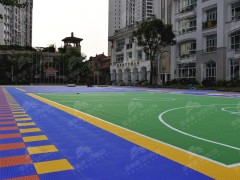 幼儿园专用室外拼装地板唯美康弹性运动地板图3