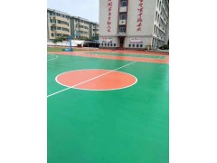 校园室外硅PU球场塑胶地板水性硅PU球场图3