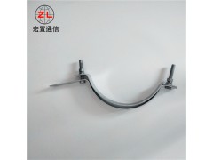 光缆抱箍ADSS光缆耐张杆单边抱箍双合抱箍型号图3