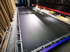 上海UV无味宝丽布舞台桁架背景板制作安装出租搭建图3