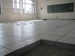 沧州廊坊大城任丘献县黄骅港孟村泊头唐山全钢陶瓷防静电地板安装图3