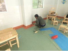 深圳2.0mm厚幼儿园pvc塑胶地板发泡底加厚早教中心地胶图3