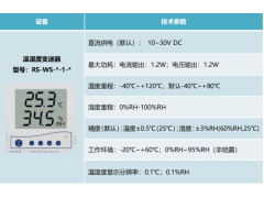 机房温湿度喘传感器RS-WS-N01水浸报警器图3