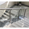 深圳不锈钢玻璃栏杆厂家楼梯阳台不锈钢玻璃扶手直销