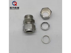 304/316L/2205材质卡套直接，双卡套直通，卡套中间图2