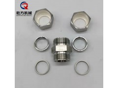 304/316L/2205材质卡套直接，双卡套直通，卡套中间图3