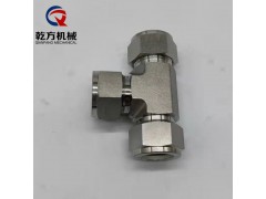 304/316/2205材质卡套三通,卡套等径三通快速接头图3