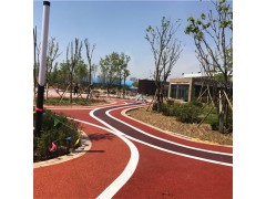 自贡市彩色透水混凝土彩色透水地坪图2