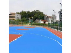 中山球场地坪漆，水性地坪漆，丙烯酸球场施工图2