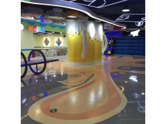彩绘艺术地坪，彩色创艺地面，手绘地面施工图3