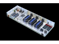 北京某银行机房升级改造效果图制作|多角度全方位展示图2