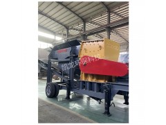 小型移动式破碎机 鹅卵石破碎机 锤式建筑垃圾破碎站图2