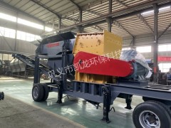 小型移动式破碎机 鹅卵石破碎机 锤式建筑垃圾破碎站图3