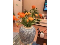 景德镇陶瓷加工定制 青花瓷陶瓷罐 陶瓷茶叶罐 插花摆件花瓶图3