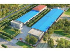 西安效果图设计|建筑|机械产品|厂房鸟瞰图渲染图2