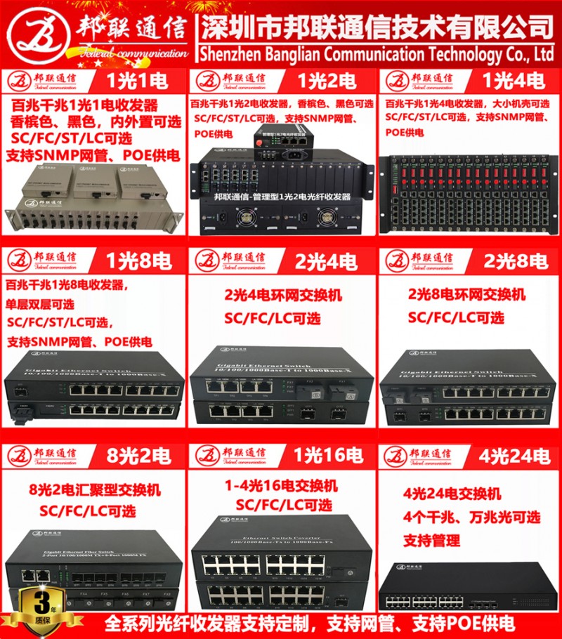 光纤收发器系列