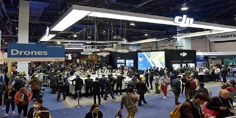 CES2020现场-大疆展台1