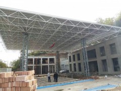 加气站网架罩蓬建设安装公司 加气站罩蓬制作施工厂家图3