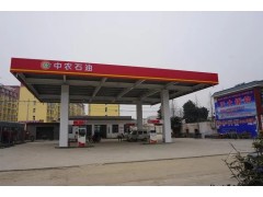 加油站网架罩蓬安装，加油站罩棚安装公司图5
