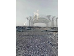 料仓弧形罩蓬公司，管桁架市场弧形棚安装，拱顶棚安装施工公司图3