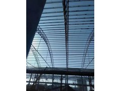 料仓弧形罩蓬公司，管桁架市场弧形棚安装，拱顶棚安装施工公司图4