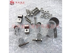 硅碳棒导电接线夹 G型螺丝夹 直径14U型硅碳棒夹具图3