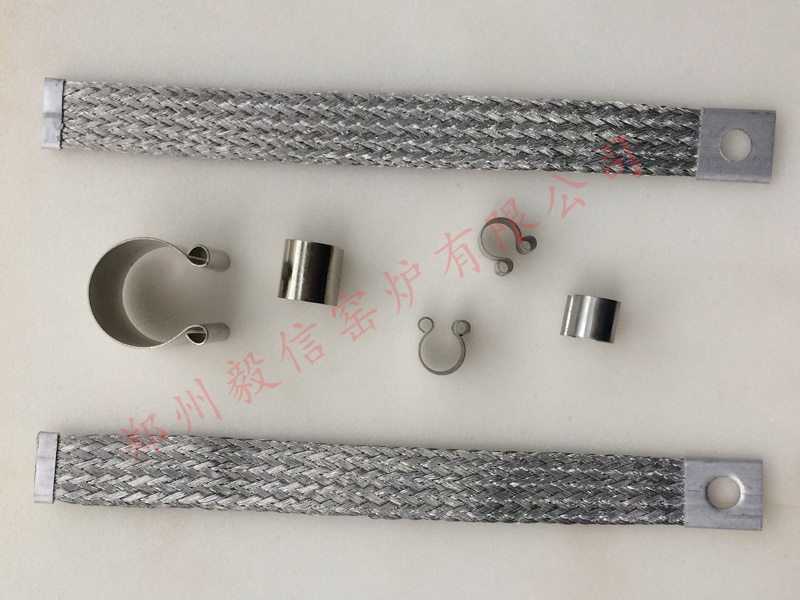 硅碳棒铝编织带C型夹