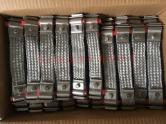 双环铝编织带 10mm电热丝连接杆导电带 6/12硅钼棒夹具图3