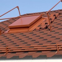 沥青瓦屋面用的挡雪装置 热镀锌板