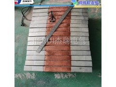 铜导电带 编织防雷铜索 柔性多层双排并列铜编织线软连接定制图3