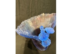 古法琉璃花瓶摆件 琉璃家具摆件图3