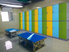 浴室澡堂ABS塑料更衣柜|ABS浴室柜|宿舍健身房全塑储物柜图2