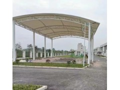 厂家定制膜结构汽车 停车棚 球场雨棚 学校看台张拉膜 景观棚图4