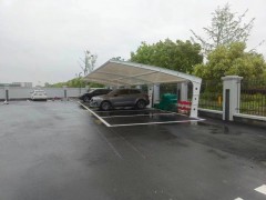 厂家定制膜结构汽车 停车棚 球场雨棚 学校看台张拉膜 景观棚图7