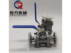 快装球阀 304/316L不锈钢三片式快装球阀 BA快装球阀图4
