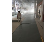 广东深圳供应车间地板 耐压PVC卷材塑胶地板 可走叉车地板胶图4
