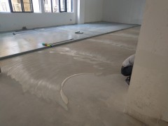 广东深圳供应车间地板 耐压PVC卷材塑胶地板 可走叉车地板胶图2
