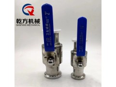 卫生级快装球阀 双相钢2205二片式快装球阀 内丝球阀图4