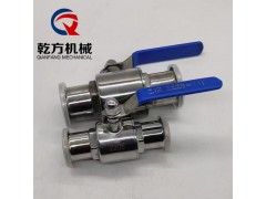 卫生级快装球阀 双相钢2205二片式快装球阀 内丝球阀图3