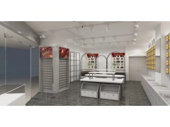 山东济南商场展柜制作食品展台酒水展柜茶叶展柜化妆品彩妆展柜厂图6