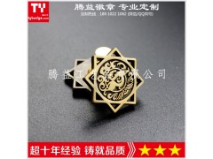 金属镂空徽章胸针领章纪念章定制厂家图3
