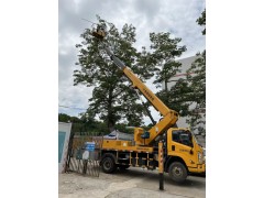 横岗玻璃幕墙安装高空车出租 观澜吊篮车出租 公明登高车出租图2