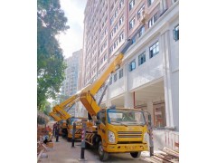 横岗玻璃幕墙安装高空车出租 观澜吊篮车出租 公明登高车出租图5